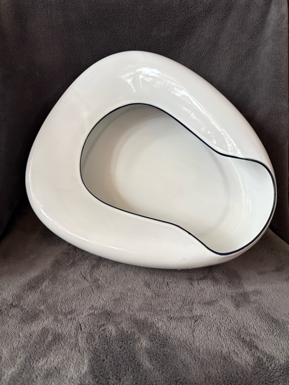 Vintage Enamelware Bedpan